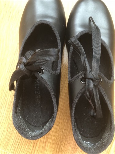 Girls black capezio tele tone - girls,
