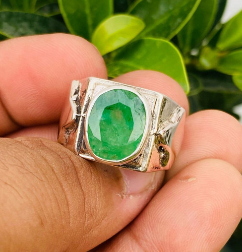 Emerald natural ring - emerald,,