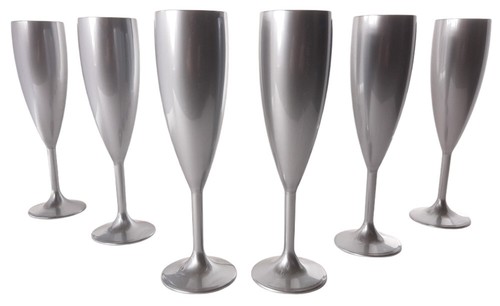 Champagne flute silver - champagne,
