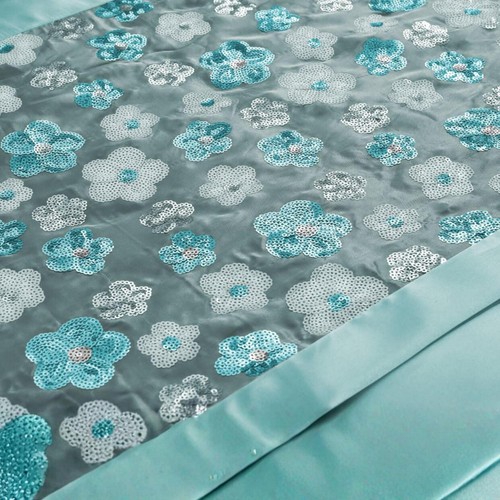 Romi satin embroidered floral - satin,