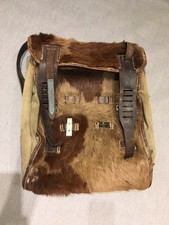 A old military backpack