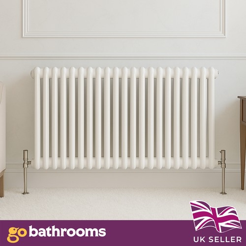 White double radiator - white,