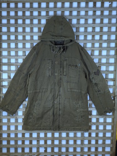 George mens olive khaki hooded - george,