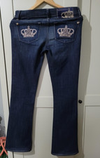 Victoria Beckham Rock & Republic Boot Cut Jeans Size 26 - inside leg 30.5 ins