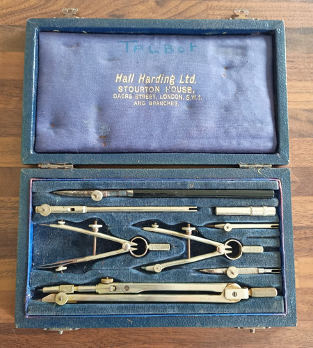 Vintage technical drawing set - vintage,