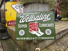 Enamel Sign Wellsaline Old Reproduction enamel sign