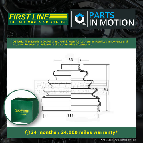 Joint boot fits - fits, citroen
