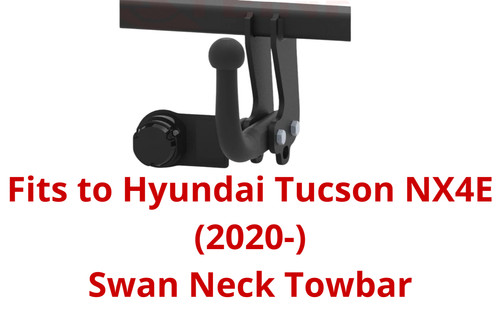 Swan neck tow bar - swan, for