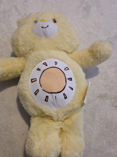 Care bears yellow plush teddy - care,