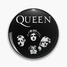 Queen Freddie Mercury  Handmade 32mm Pin Button Badge - Choose Your Design