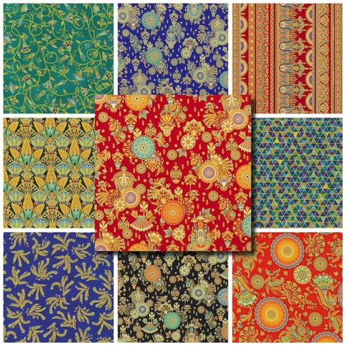 Ancient beauty cotton fabric - ancient,