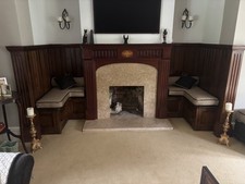 Wooden fire surround - fire, solid