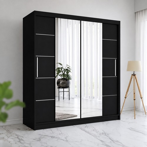 Oslo mirrored sliding door - oslo,
