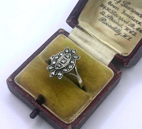 Vintage art deco marcasite - vintage,