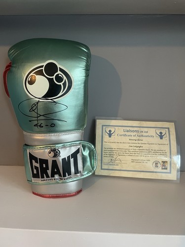 Signed grant boxing glove - grant,