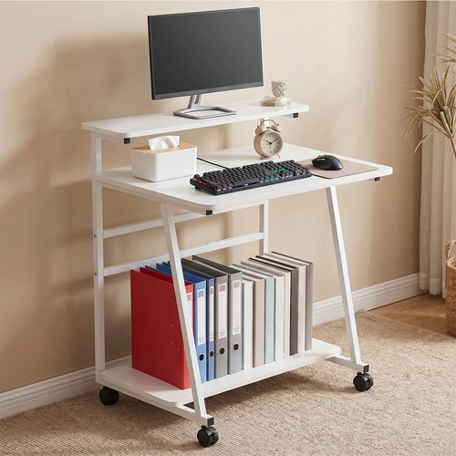 Mobile computer desk - computer, rolling