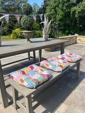 Patchwork Rose Floral Seat Pad