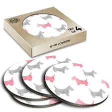 4 x Boxed Round Coasters -