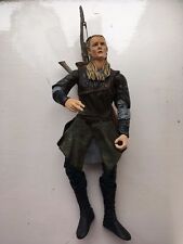 HUGE 12" LORD OF THE RINGS LEGOLAS DELUXE POSEABLE MARVEL ACTION FIGURE + BOW