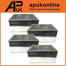 4x Metal Galv Livestock Horse