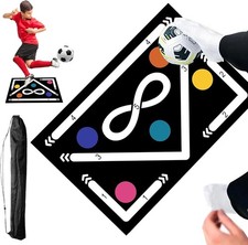60*90cm Football Skills Mat Football Soccer Ball Control & Training Mat Non Slip