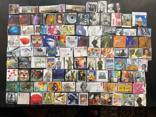 Stamps 100 different modern - 100,