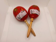 Vintage Hand Painted Red