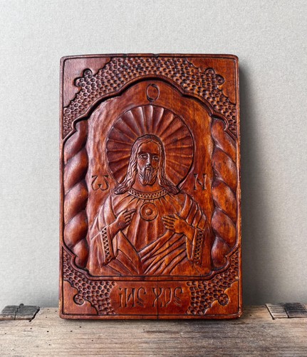 Vintage hand carved wooden - vintage,