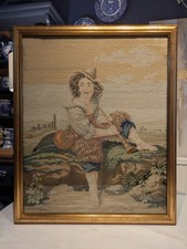 Large Vintage Needlepoint