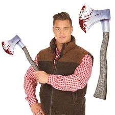 Halloween Fancy Dress Fake Bloody Axe Hatchet Horror Prop 49cm New fg