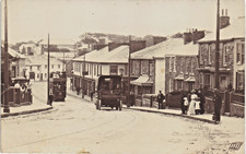 Pool near Redruth. Tram & Cornubia Biscuits Steam Lorry.