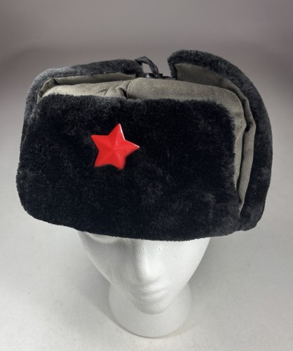 Soviet style russian ushanka - russian,