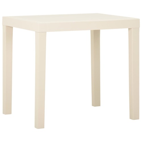 Garden table white plastic - garden,