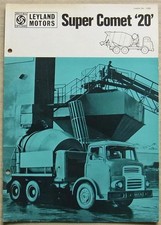 LEYLAND SUPER COMET 20 Commercial Vehicle Sales Brochure Sept 1968 #1050