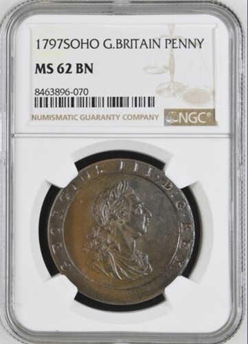 1797 cartwheel penny - cartwheel, penny,