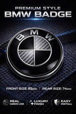 BMW Carbon Fibre Style Badge