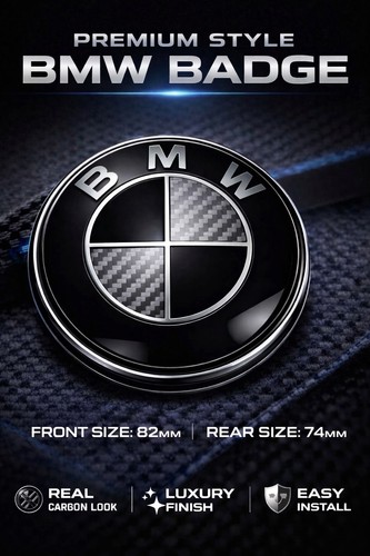Bmw carbon fibre - fibre, badge