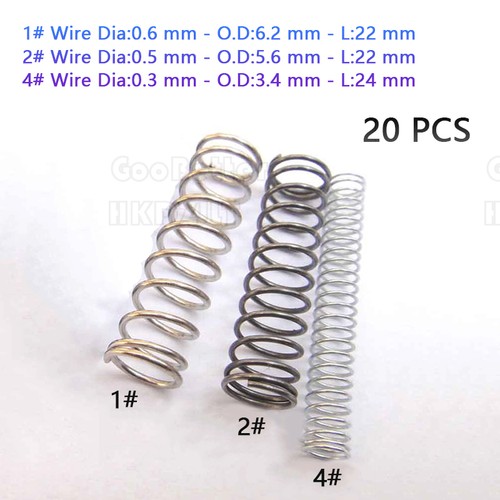 Mini metal springs multi - springs, multi-color