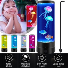 Jellyfish Lamp Jelly Fish Lava Light Aquarium Lights USB Jellyfish Mood Light