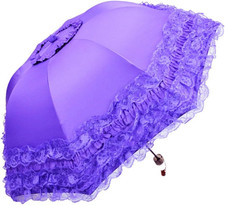 Princess Lace Folding Umbrella
