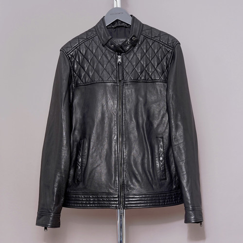 All saints leather jacket - saints,