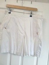 Ladies Ralph Lauren Golf Skorts Shorts White Size 12 Skirt 