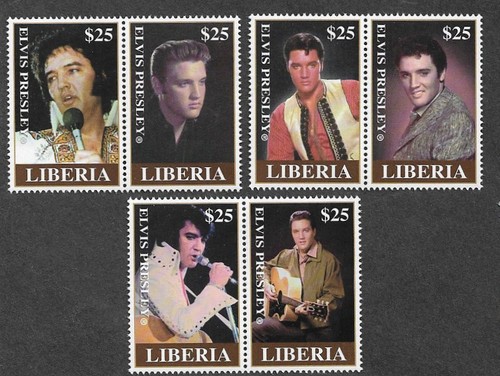 Elvis presley music stamps - stamps, set