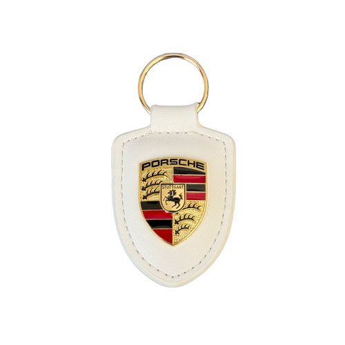 Porsche white leather gold - porsche,