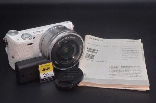 Sony alpha nex 1mp white - 16.1mp,
