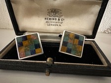 PAIR OLD VINTAGE SOLID SILVER