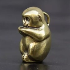1pcs Small Solid Brass Monkey