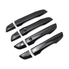 Door Handle Cover for Honda Civic 2016-2019 Carbon Fiber Style w/ Smart Keyhole