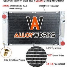 3 Row Aluminium Radiator For