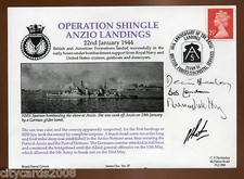 1994 Op Shingle /HMS Spartan NAVY Cover Signed DENIS HEALEY/ MARMADUKE HUSSEY +2